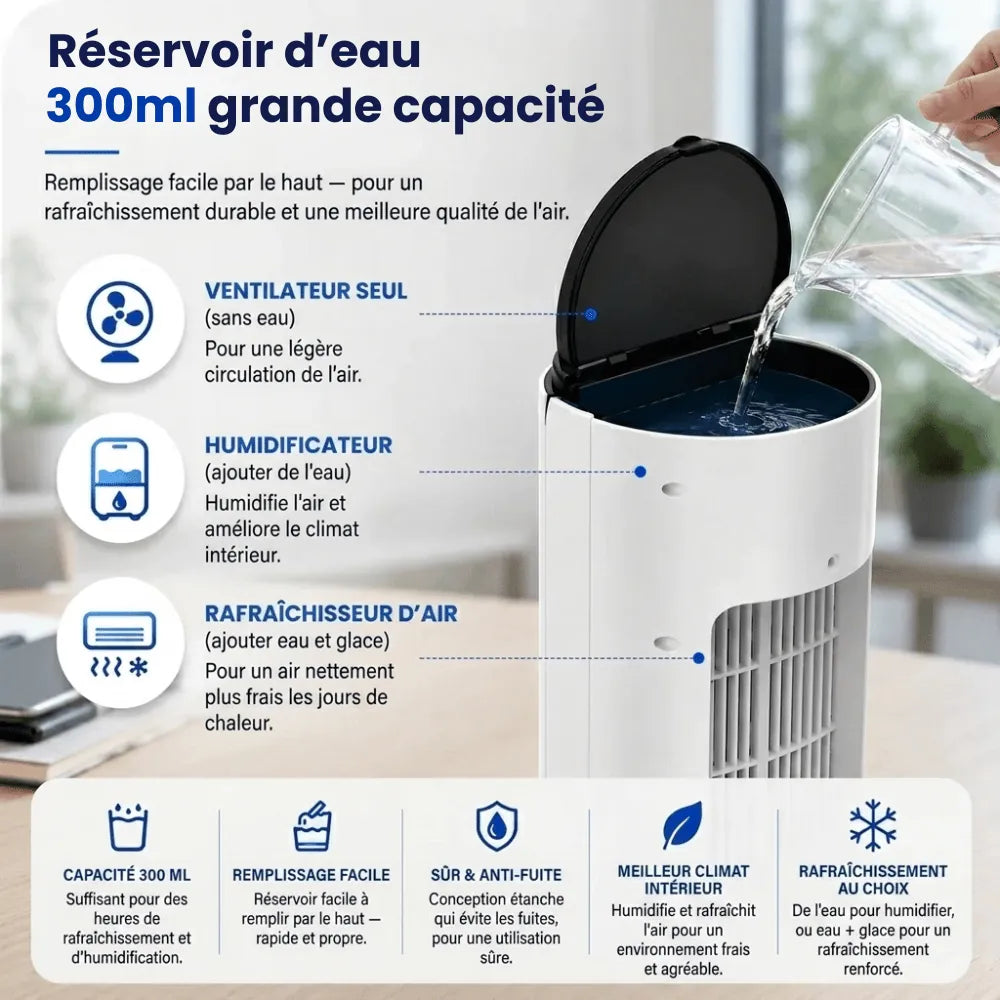 Rafraîchisseur d'air portable