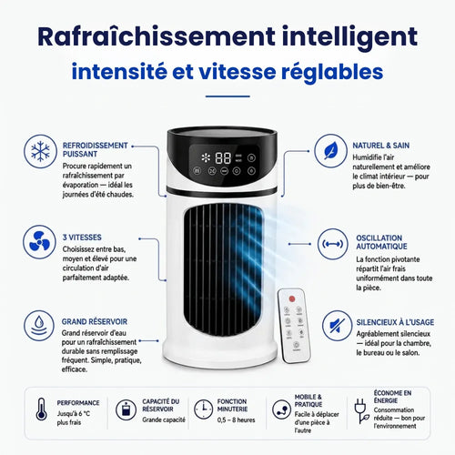 Rafraîchisseur d'air portable