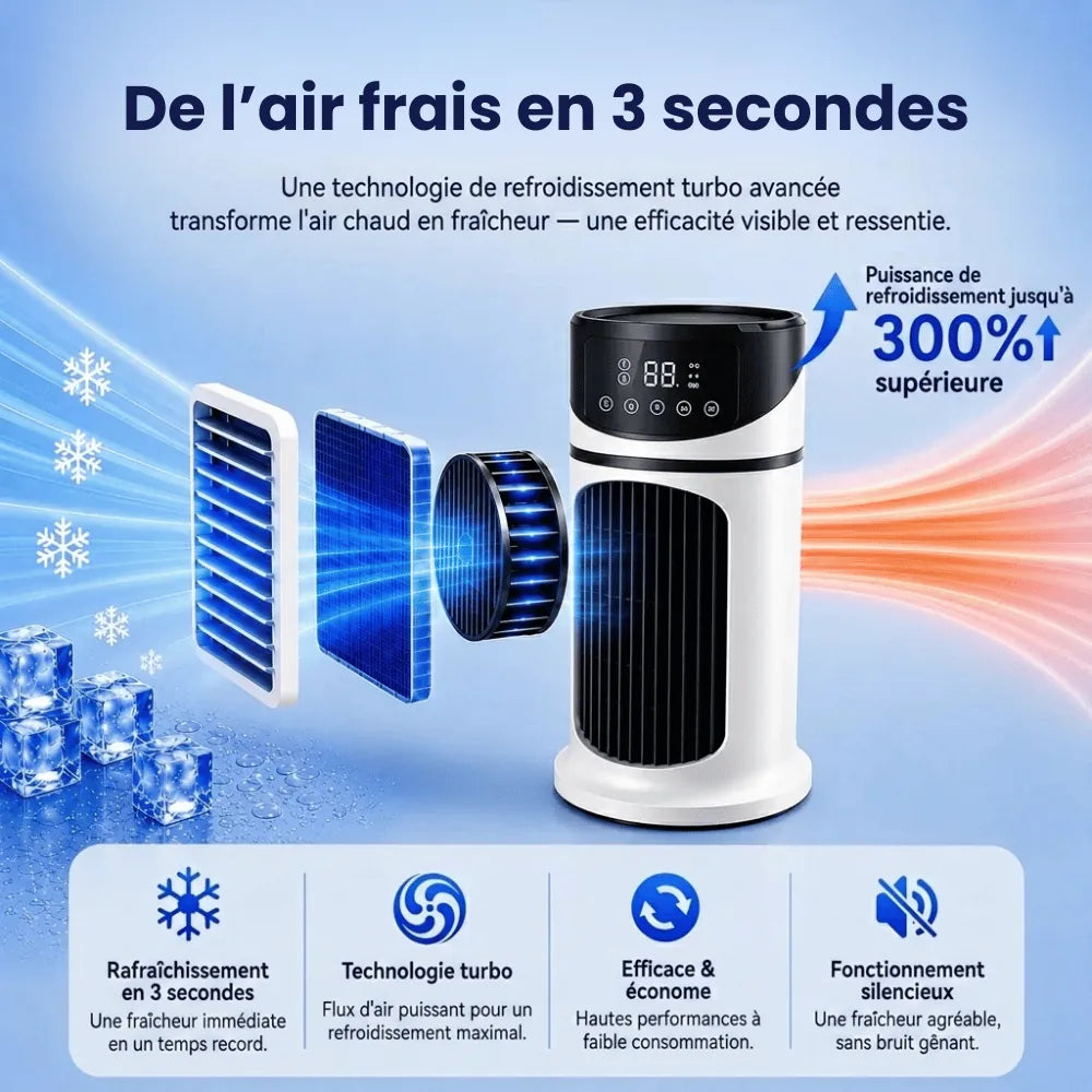 Rafraîchisseur d'air portable