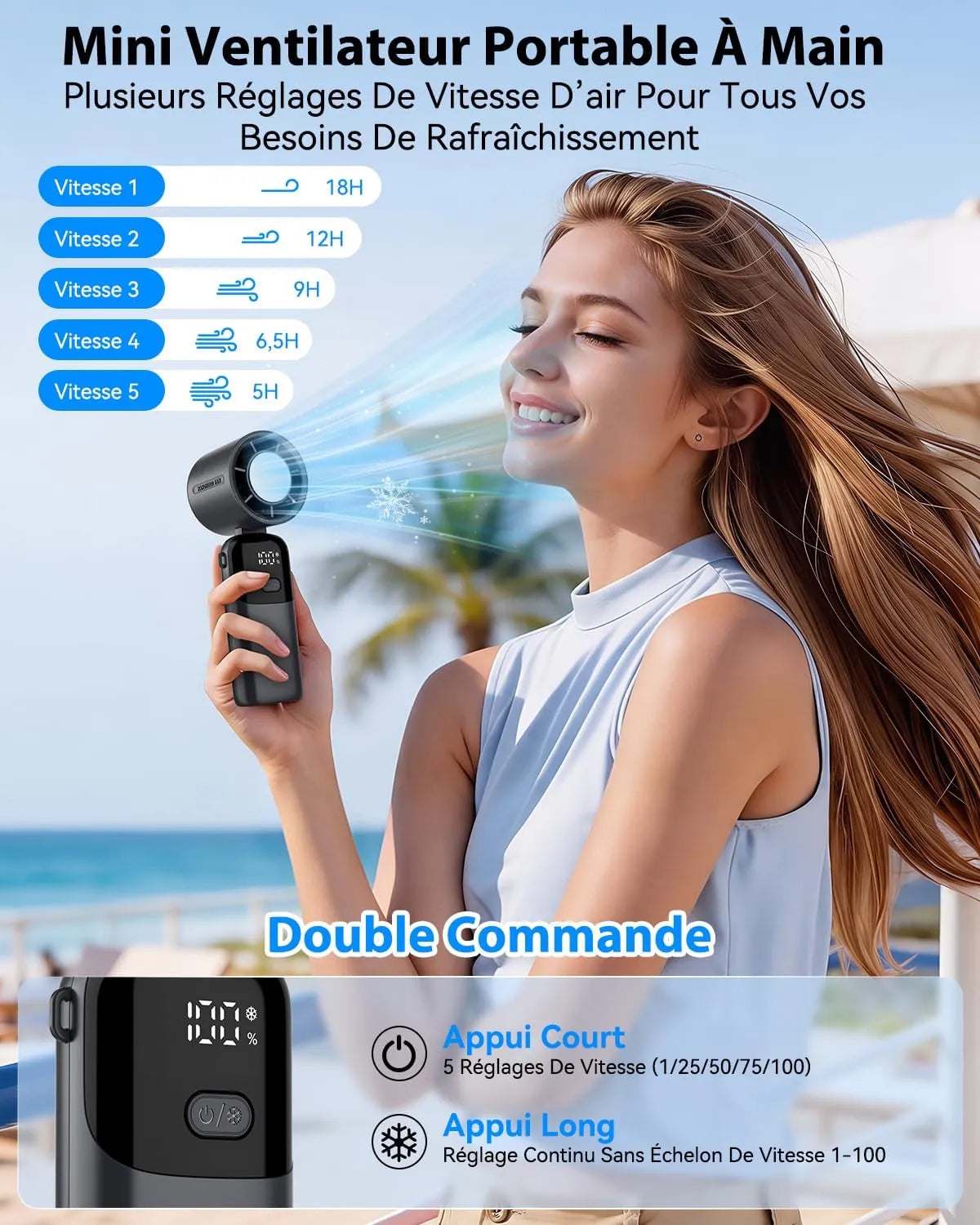 Ventilateur portable turbo
